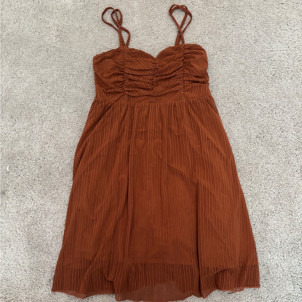 Aster Brown Dress